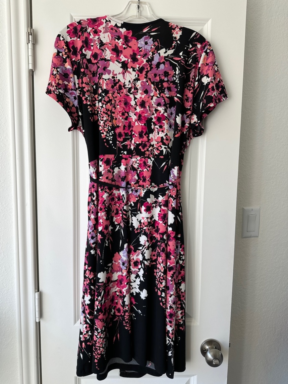 Apt. 9 Black Dress with Pink Floral Print - Picture 6 of 6